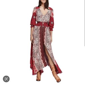 Free People Mexicali Rose maxi dress